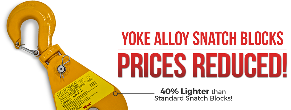 Alloy Snatch Blocks Reduced Pricing
