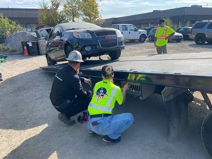 unloading-vehicle