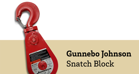 Gunnebo Johnson 2 Snatch Blocks