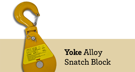 Yoke Alloy Snatch Blocks