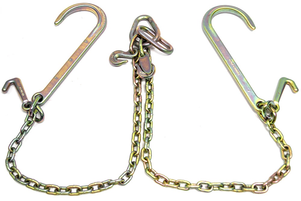 15 J-Hook Tow Chain with Grab Hook and T Hook