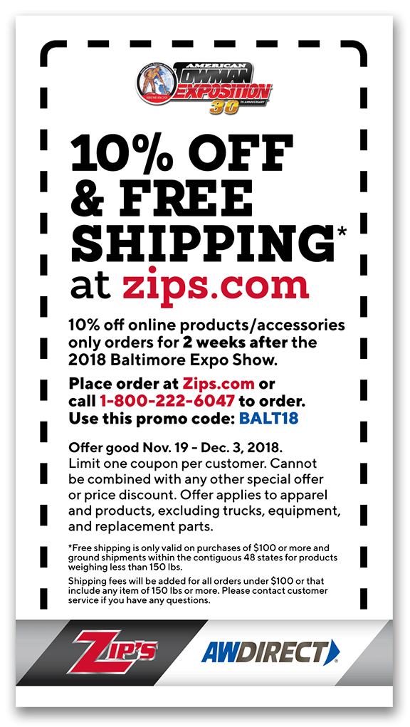 Baltimore 2018 Coupon 10 percent Off Free Shipping
