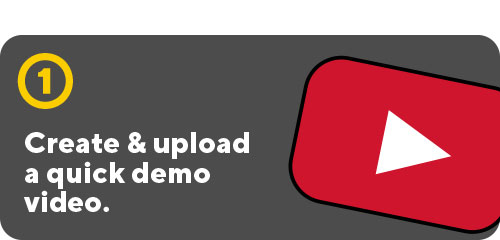 Create & upload a quick demo video