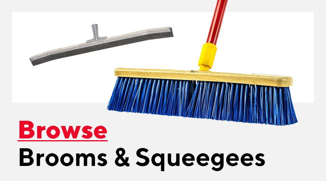 Brooms Squeegees