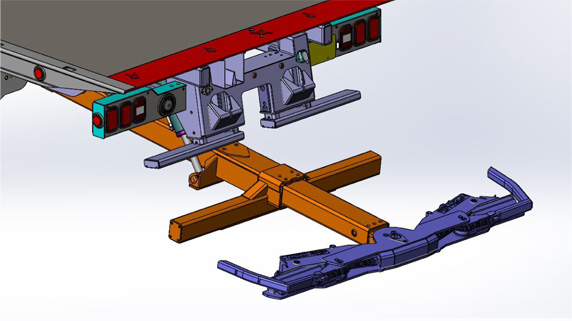 Combination AutoGrip II Wheel Lift  Dock Stabilizer