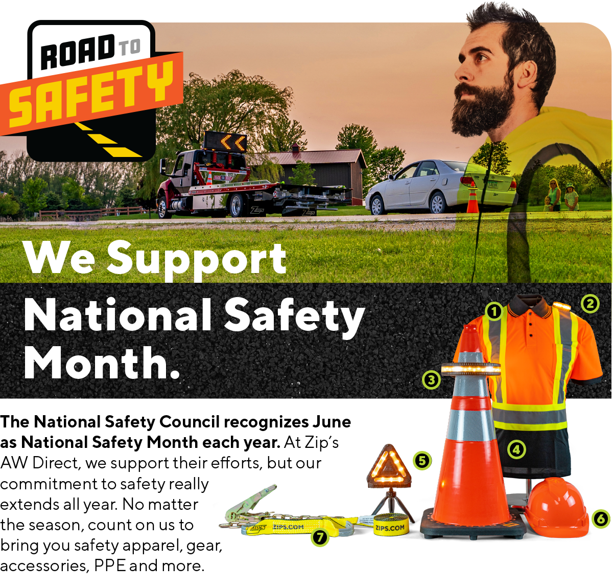 We Support National Safety Month