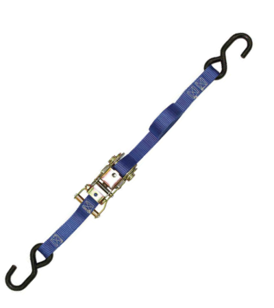 B/A Products Ratchet Tie-Down Assembly w/ Coated S Hooks