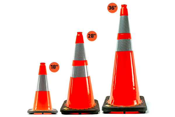 SafeAll MUTCD Orange Reflective Traffic Cone