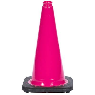 JBC Revolution Series Pink Non-Reflective Traffic Cone