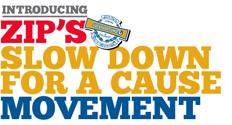 Slow Down for a Cause logo