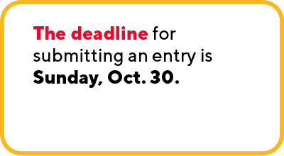 The Deadline: Sunday, Oct. 30