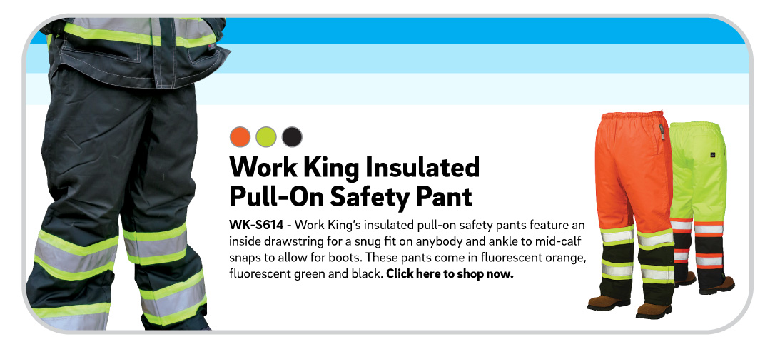 WK-S614 - Work King Pull On Safety Pant