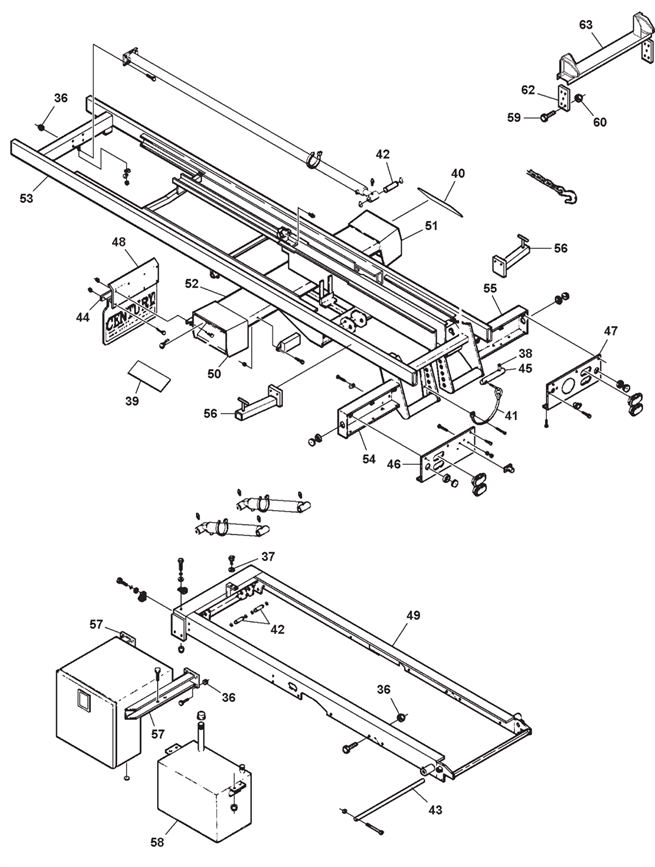 Mounting Tilt Frame Assembly