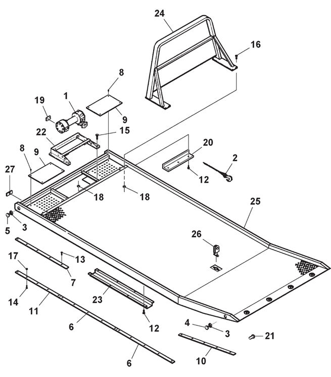 Right Approach Bed Assembly