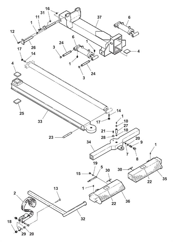 Wheel Lift & Slide-In Tire Restraint Assembly