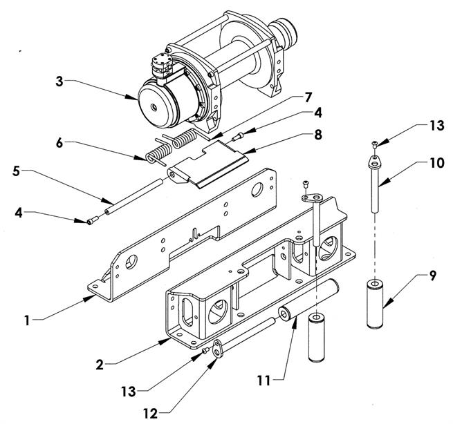 Warn Winch - Air Free Spool