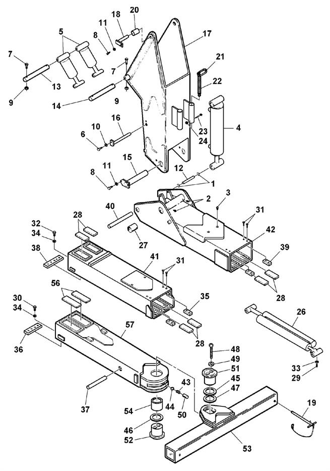 Lift Wiring Diagram; Hydraulics - Braun MILLENNIUM A5 Service Manual [Page  20]