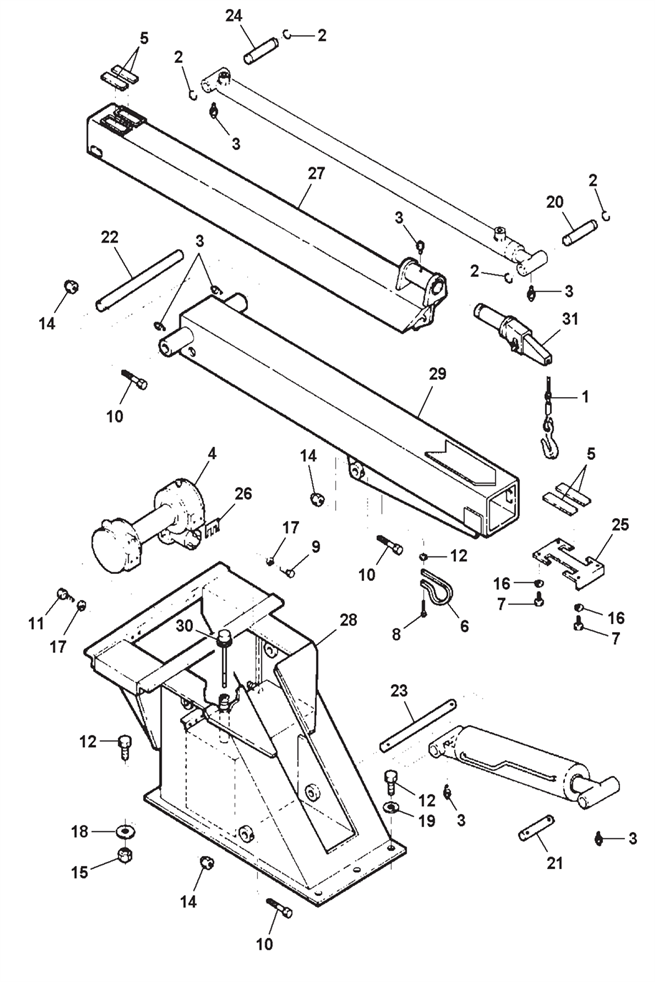 601 Wrecker Assembly wrecker hydraulic wiring diagram 