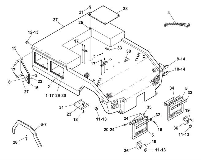 Daytona Body Assembly