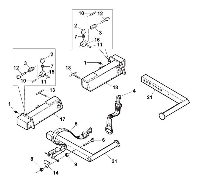 Outer Crosstube Assembly