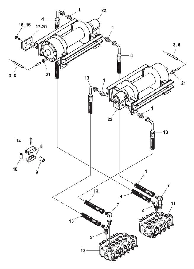 Winch Hydraulics & Air Free Spool