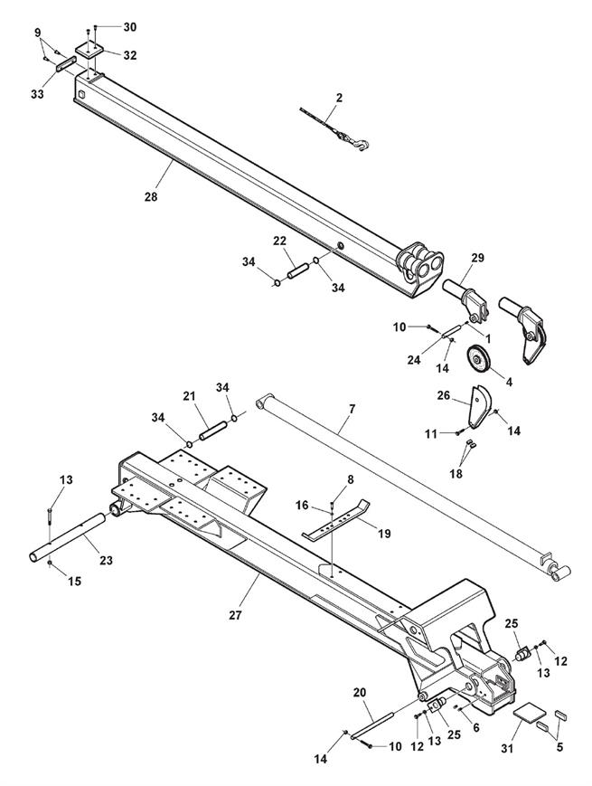 Recovery Boom Assembly