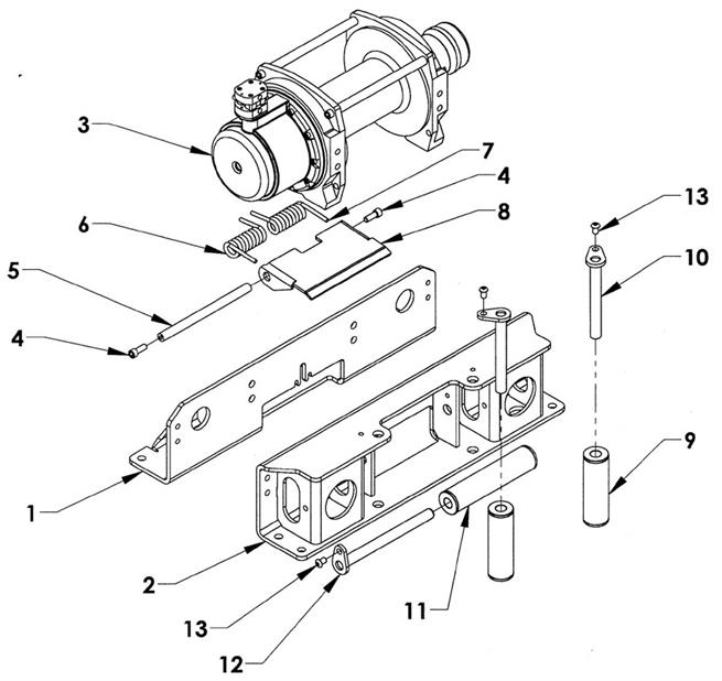 Warn Winch Air Free Spool