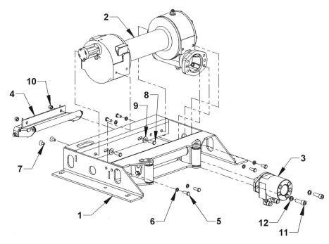 Ramsey HD234 Air-Shift Winch Group