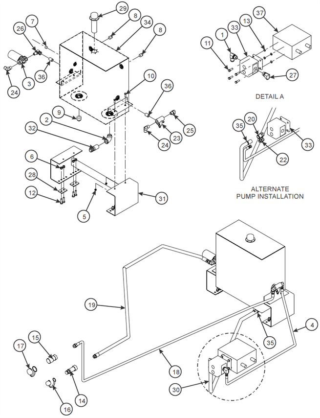 30 Gallon Hydraulic Wet Kit (Option)