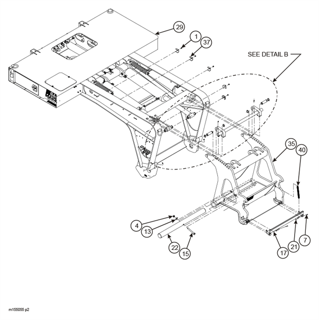 Gooseneck Assembly (825C/835C) (2 of 3)