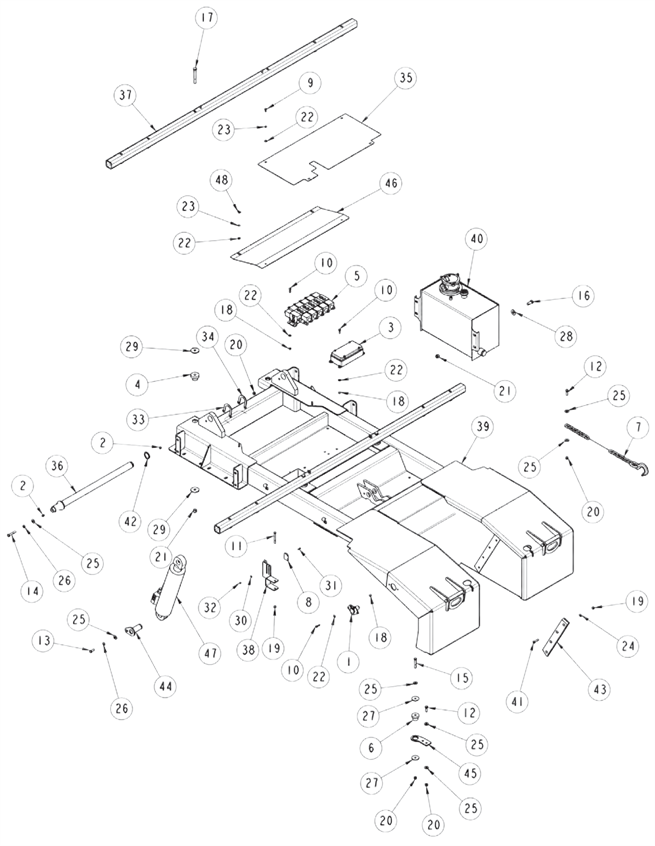 810 Power Tilt Subframe Assembly