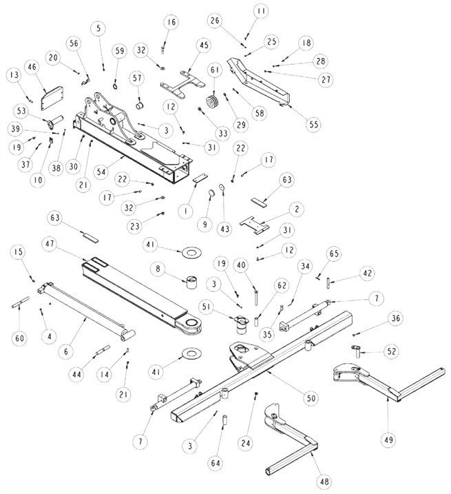 810 Power Tilt Wheel Lift Assembly