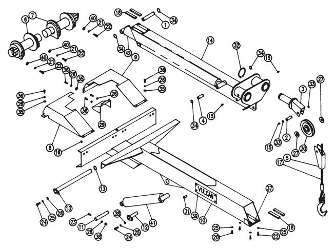 10 Ton Boom, Dual Winch (5T)