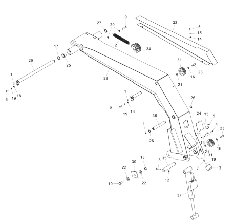 Wheel Lift Boom Assembly