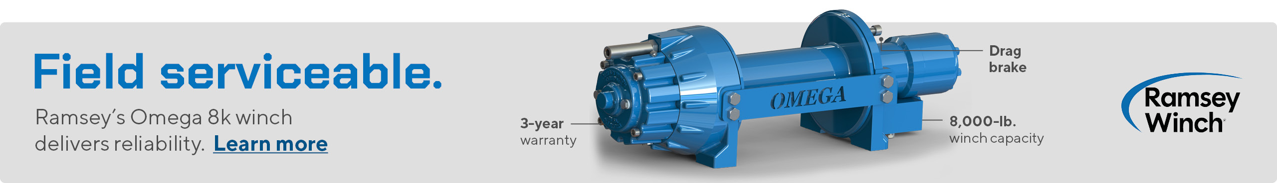 Ramsey's Omega 8k winch