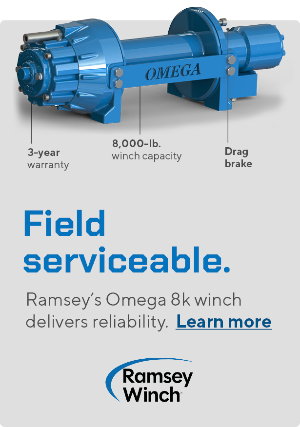Ramsey's Omega 8k winch